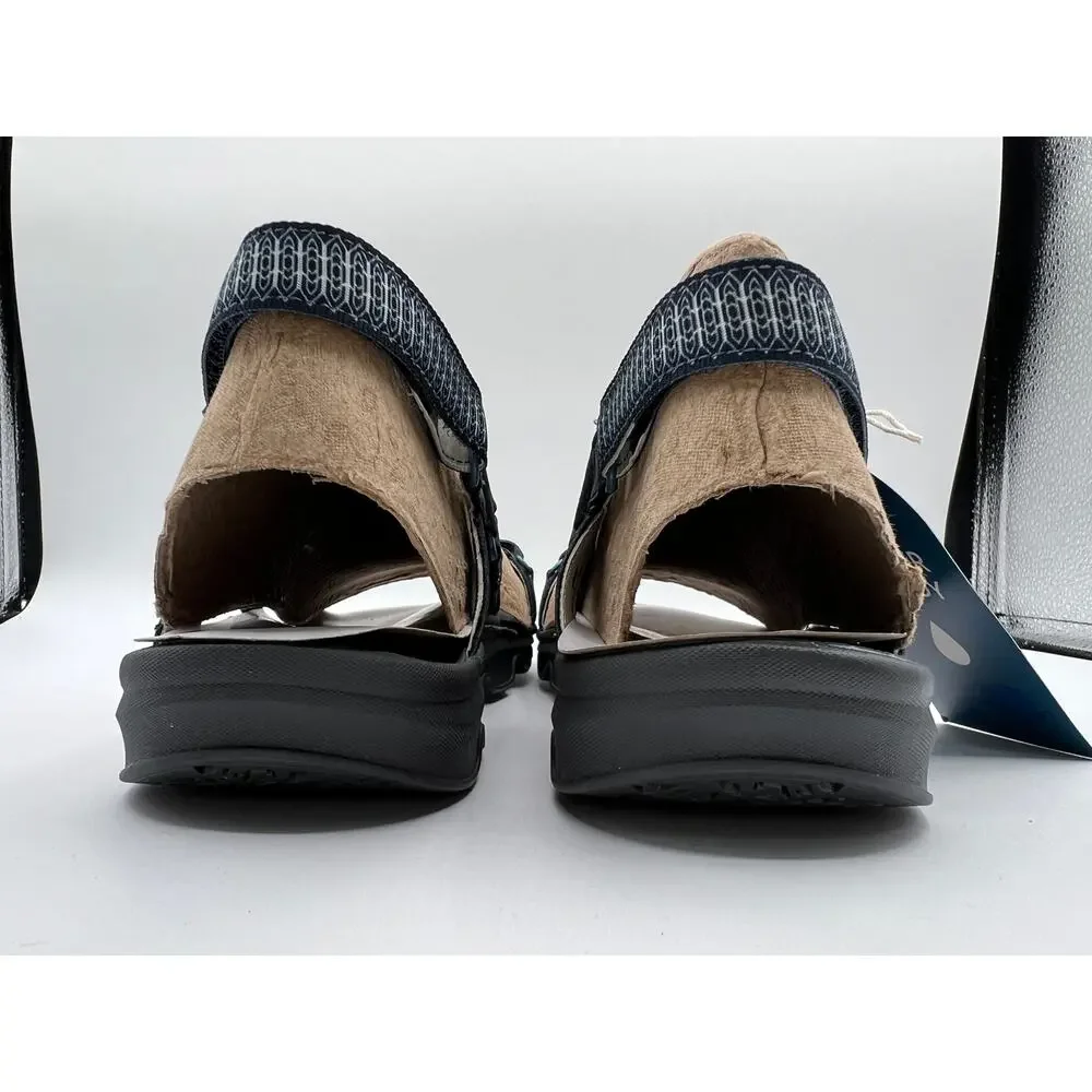 JAMBU JBU SEASIDE WATER READY SPORT FLAT SANDAL BLUE WOMENS SIZE 8M